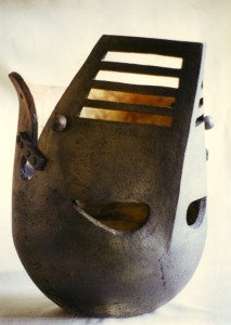 1978 Keramik Helm Hoehe65cm