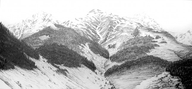 1979 Suedtirol Bleistift 50x20cm